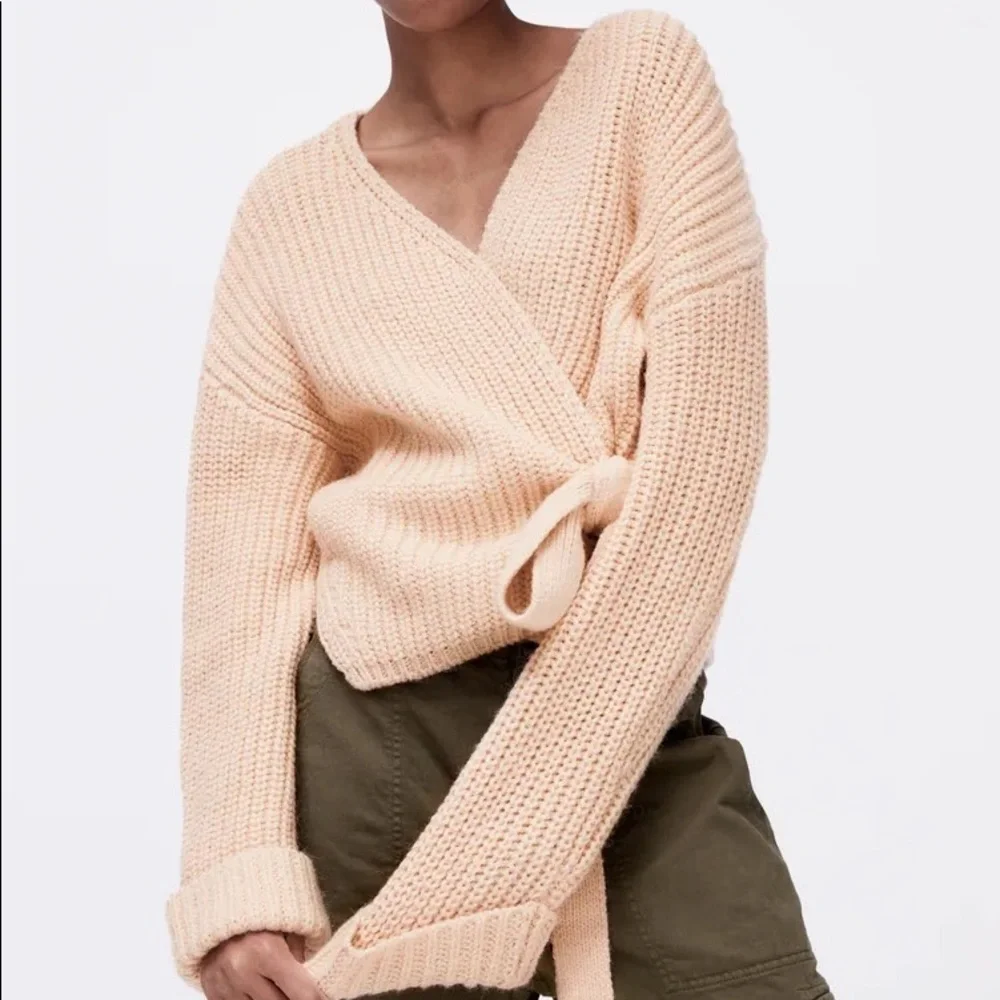 Zara tied wrap cardigan - Picture 6 of 10